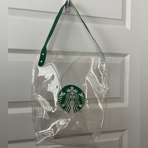 Starbucks transparent tote bag